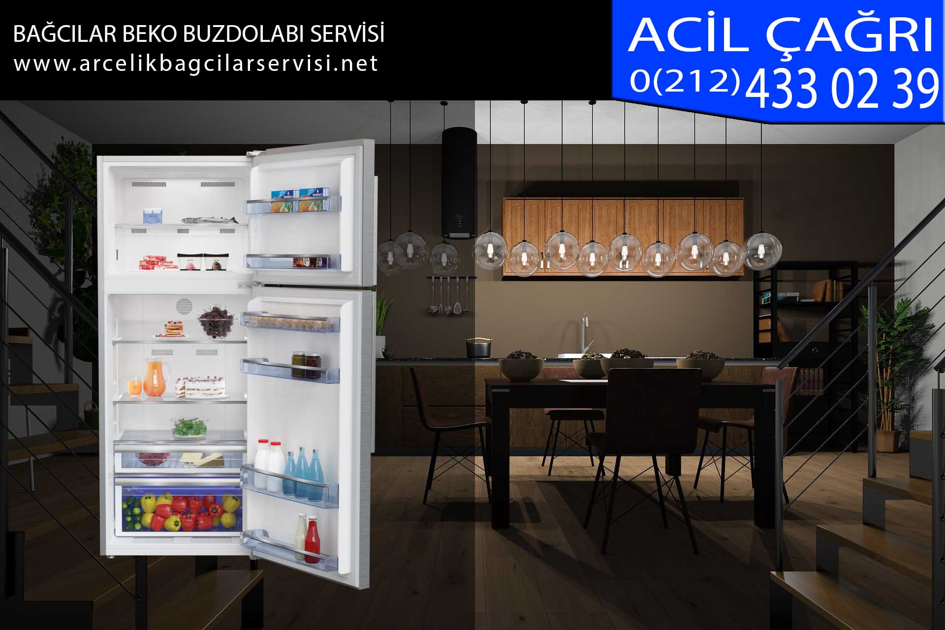 bağcılar beko buzdolabı servisi