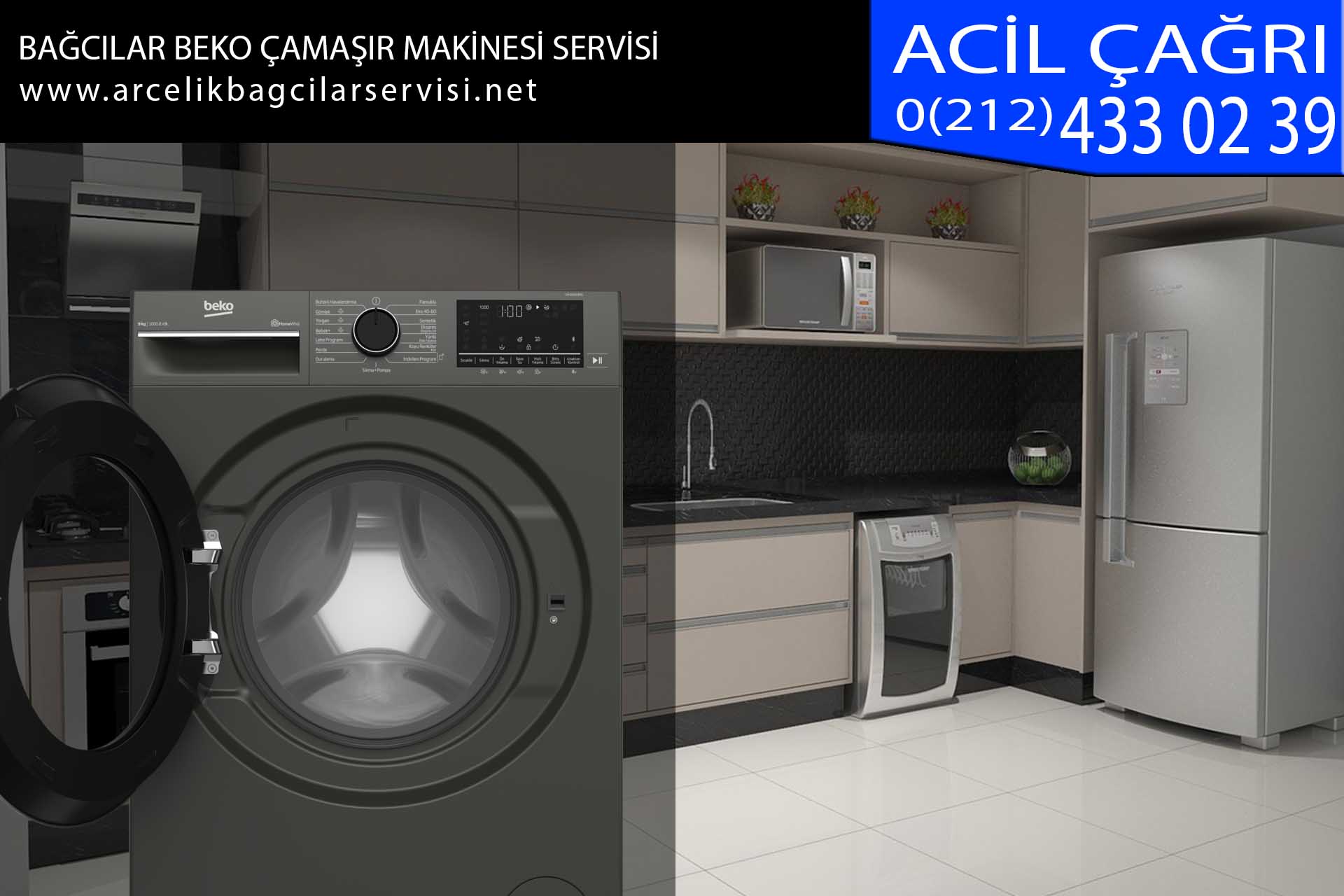 bağcılar beko çamaşır makinesi servisi
