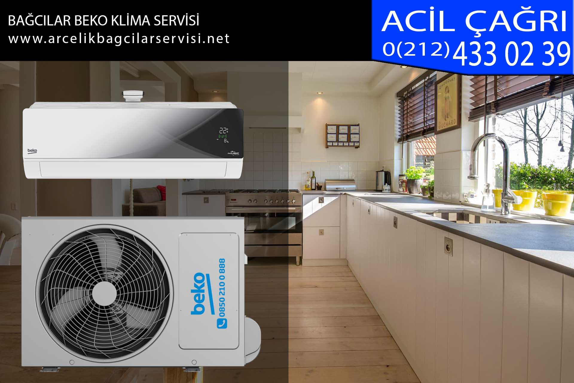 bağcılar beko klima servisi